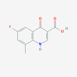 6-Fluoro-8-methyl-4-oxo-1,4-dihydroquinoline-3-carboxylic acid