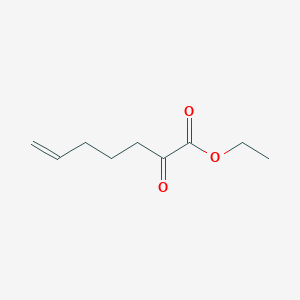 molecular formula C9H14O3 B14626245 Ethyl 2-oxohept-6-enoate CAS No. 55782-68-8
