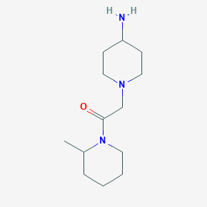 B1462625 2-(4-Aminopiperidin-1-yl)-1-(2-methylpiperidin-1-yl)ethan-1-one CAS No. 1153253-46-3