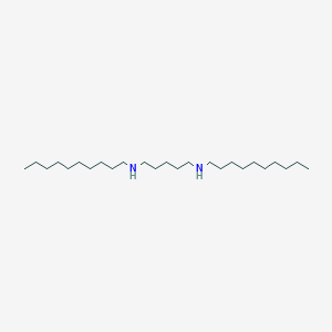 molecular formula C25H54N2 B14626260 N~1~,N~5~-Didecylpentane-1,5-diamine CAS No. 58293-41-7