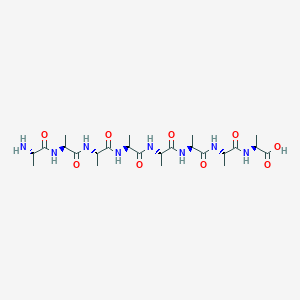 molecular formula C24H42N8O9 B14626304 L-Alanyl-L-alanyl-L-alanyl-L-alanyl-L-alanyl-L-alanyl-L-alanyl-L-alanine CAS No. 55817-64-6