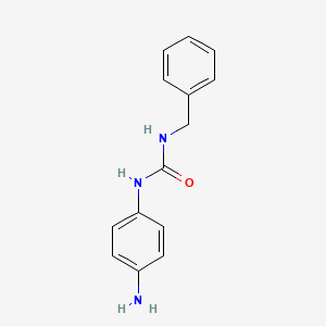 molecular formula C14H15N3O B1462634 1-(4-Aminophenyl)-3-benzylurea CAS No. 184177-11-5