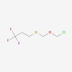 molecular formula C5H8ClF3OSi B14626355 CID 78070458 