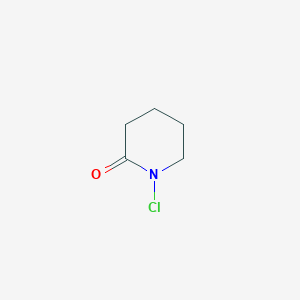 molecular formula C5H8ClNO B14626366 2-Piperidinone, 1-chloro- CAS No. 54468-04-1