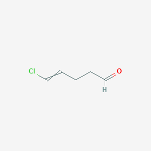 molecular formula C5H7ClO B14626410 5-Chloropent-4-enal CAS No. 54814-14-1