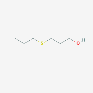 molecular formula C7H16OS B1462643 3-Isobutylsulfanyl-propan-1-ol CAS No. 1155607-49-0