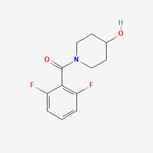 molecular formula C12H13F2NO2 B1462644 1-(2,6-Difluorobenzoyl)piperidin-4-ol CAS No. 1154151-74-2