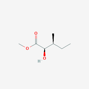 molecular formula C7H14O3 B14626514 Methyl (2R,3S)-2-hydroxy-3-methylpentanoate CAS No. 56577-29-8