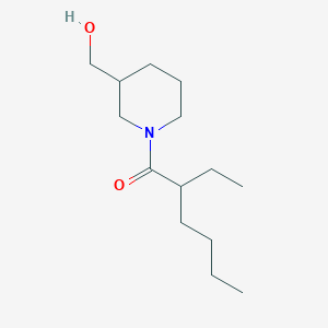 molecular formula C14H27NO2 B1462666 2-Ethyl-1-[3-(hydroxymethyl)piperidin-1-yl]hexan-1-one CAS No. 1156805-52-5