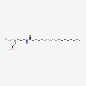 molecular formula C25H52N2O3 B14626705 Octadecanamide, N-[3-[bis(2-hydroxyethyl)amino]propyl]- CAS No. 55819-54-0