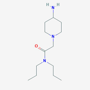 2-(4-aminopiperidin-1-yl)-N,N-dipropylacetamide