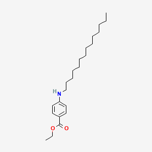 molecular formula C23H39NO2 B14626998 Ethyl 4-(tetradecylamino)benzoate CAS No. 55791-59-8
