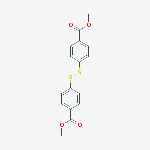 molecular formula C16H14O4S2 B014627 Dimethyl 4,4'-disulfanediyldibenzoate CAS No. 35190-68-2