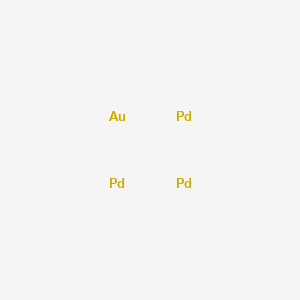 molecular formula AuPd3 B14627015 Gold;palladium CAS No. 58942-82-8