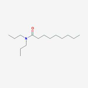 molecular formula C15H31NO B14627069 N,N-dipropylnonanamide CAS No. 57383-15-0