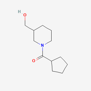 molecular formula C12H21NO2 B1462711 Cyclopentyl(3-(hydroxymethyl)piperidin-1-yl)methanone CAS No. 1156804-84-0