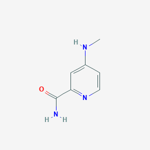 molecular formula C7H9N3O B1462735 4-(Methylamino)pyridine-2-carboxamide CAS No. 1154590-95-0