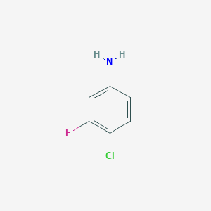 molecular formula C6H5ClFN B146274 4-氯-3-氟苯胺 CAS No. 367-22-6