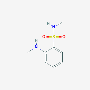 molecular formula C8H12N2O2S B1462740 N-methyl-2-(methylamino)benzenesulfonamide CAS No. 98489-80-6