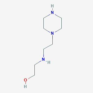 molecular formula C8H19N3O B146275 2-((2-(Piperazin-1-yl)ethyl)amino)ethanol CAS No. 134699-02-8
