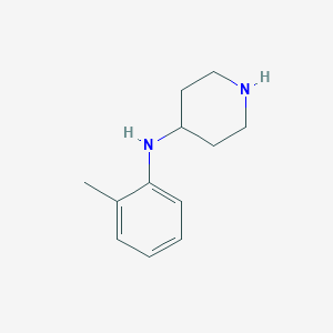 molecular formula C12H18N2 B1462762 N-(2-methylphenyl)piperidin-4-amine CAS No. 1183200-00-1