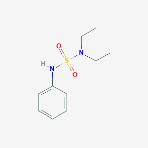 molecular formula C10H16N2O2S B14627820 N,N-Diethyl-N'-phenylsulfuric diamide CAS No. 53660-22-3