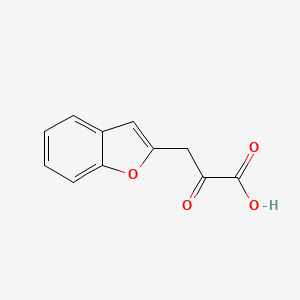 3-(1-Benzofuran-2-yl)-2-oxopropanoic acid