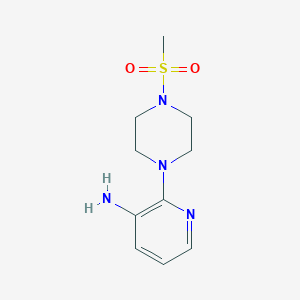 2-(4-Methanesulfonylpiperazin-1-yl)pyridin-3-amine