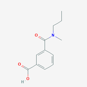 molecular formula C12H15NO3 B1462793 n-Methyl-n-propyl-isophthalamic acid CAS No. 1154356-99-6