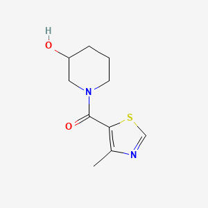 1-(4-Methyl-1,3-thiazole-5-carbonyl)piperidin-3-ol