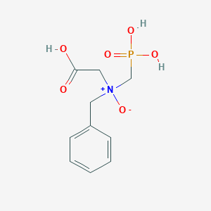 molecular formula C10H14NO6P B14628065 N-Benzyl(carboxy)-N-(phosphonomethyl)methanamine N-oxide CAS No. 53792-70-4