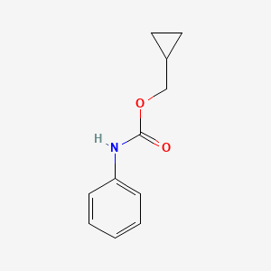 molecular formula C11H13NO2 B14628102 Cyclopropylmethyl phenylcarbamate CAS No. 55277-82-2