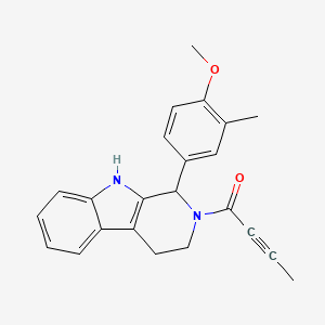 1-[1-(4-Methoxy-3-methylphenyl)-1,3,4,9-tetrahydro-2H-beta-carbolin-2-yl]-2-butyn-1-one