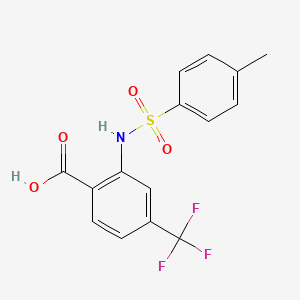 2-(4-Methylphenylsulfonamido)-4-(trifluoromethyl)benzoic acid