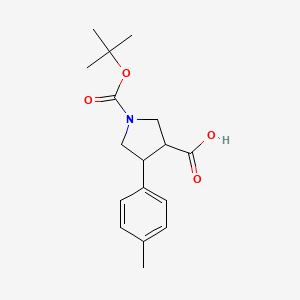 trans-1-Boc-4-(4-methylphenyl)-pyrrolidine-3-carboxylic acid