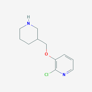 2-Chloro-3-(3-piperidinylmethoxy)pyridine