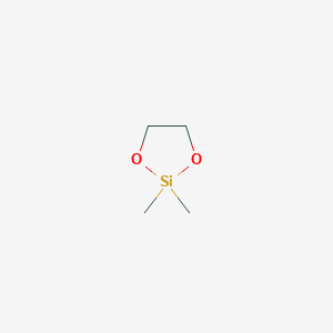 molecular formula C4H10O2Si B14628262 2,2-Dimethyl-1,3,2-dioxasilolane CAS No. 57915-66-9