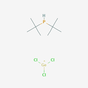 molecular formula C8H19Cl3GeP B14628367 Di-tert-butylphosphane--trichlorogermyl (1/1) CAS No. 55748-12-4