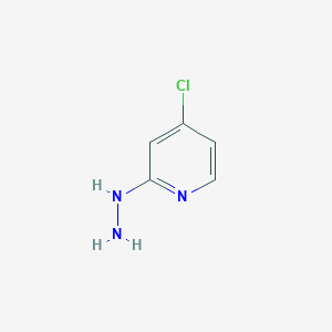 molecular formula C5H6ClN3 B1462840 4-Chloro-2-hydrazinylpyridine CAS No. 364757-36-8