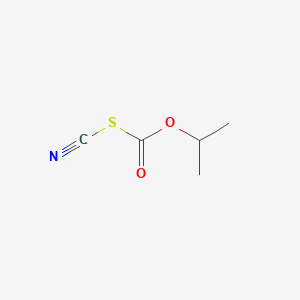 molecular formula C5H7NO2S B14628461 Propan-2-yl carbonothiocyanatidate CAS No. 57361-49-6