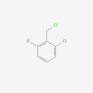 molecular formula C7H5Cl2F B146285 1-Chloro-2-(chloromethyl)-3-fluorobenzene CAS No. 55117-15-2