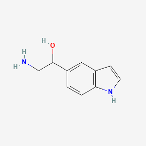 molecular formula C10H12N2O B1462853 2-Amino-1-(1H-indol-5-yl)ethanol CAS No. 508233-98-5