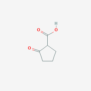 molecular formula C6H8O3 B146286 2-Oxocyclopentanecarboxylic acid CAS No. 50882-16-1