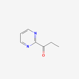 molecular formula C7H8N2O B1462862 1-(Pyrimidin-2-YL)propan-1-one CAS No. 54643-09-3