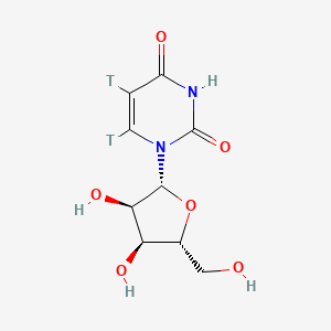 molecular formula C9H12N2O6 B14628671 Uridine-5,6-t2 CAS No. 56654-40-1