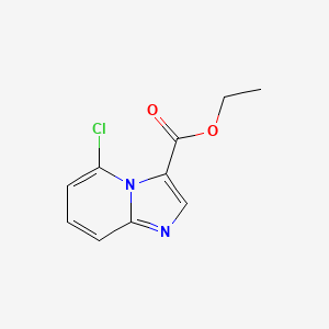 molecular formula C10H9ClN2O2 B1462869 Ethyl 5-chloroimidazo[1,2-a]pyridine-3-carboxylate CAS No. 885271-51-2