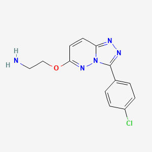 (2-{[3-(4-Chlorophenyl)[1,2,4]triazolo[4,3-b]pyridazin-6-yl]oxy}ethyl)amine