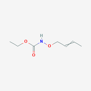 molecular formula C7H13NO3 B14628731 Ethyl [(but-2-en-1-yl)oxy]carbamate CAS No. 54149-35-8