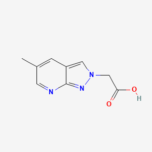 (5-methyl-2H-pyrazolo[3,4-b]pyridin-2-yl)acetic acid