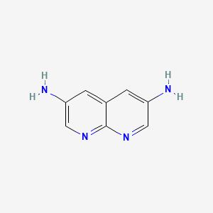 molecular formula C8H8N4 B1462883 1,8-Naphthyridine-3,6-diamine CAS No. 1177337-61-9